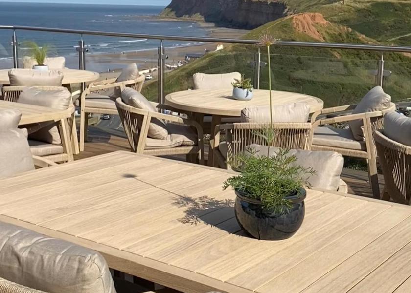 England Saltburn-by-the-Sea balcony/terrace
