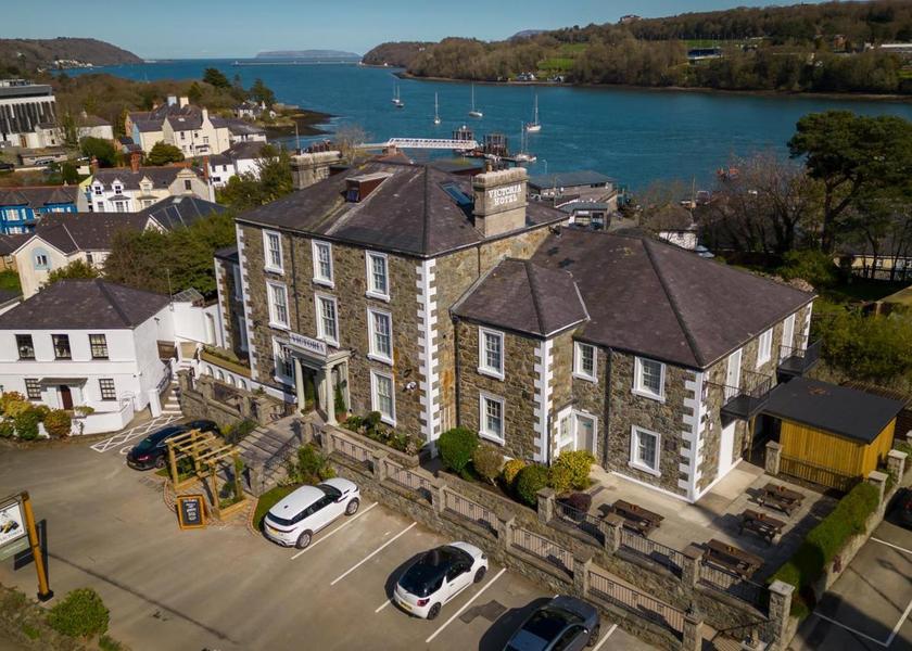 Wales Menai Bridge exterior view