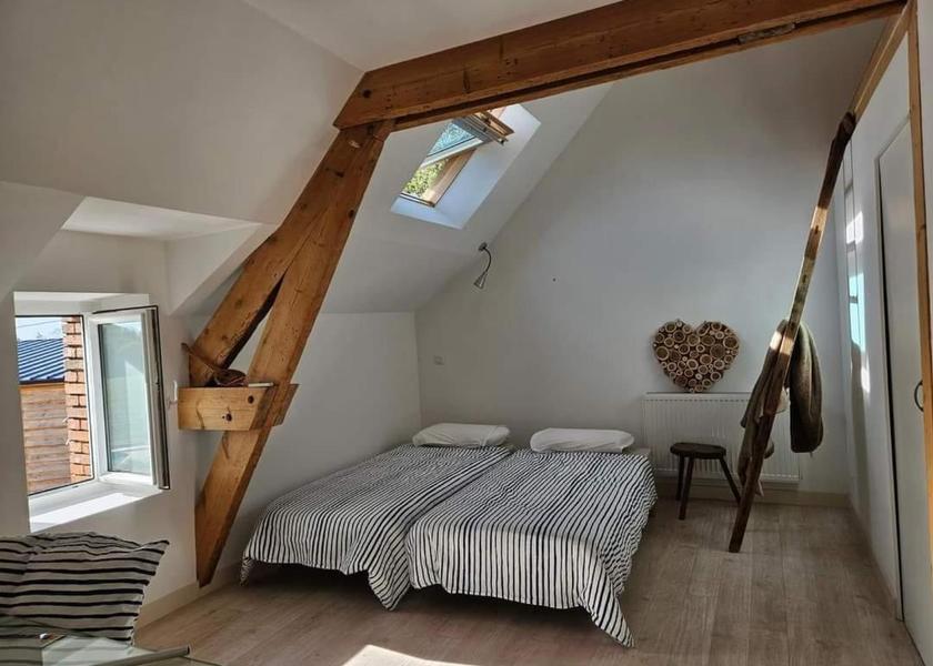 Pays de la Loire Chateaubriant Twin Room with Garden View