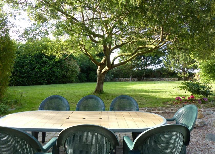 Normandy Lessay garden