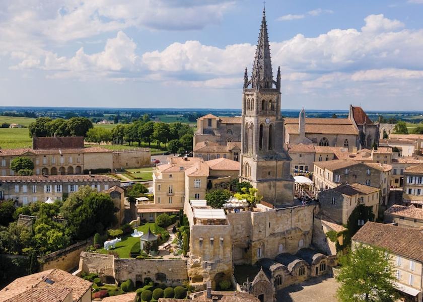 Nouvelle-Aquitaine Saint-Émilion Aerial view