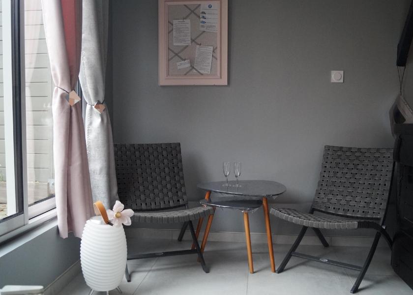 Hauts-de-France Lumbres Côté Spa-Double room-Modern-Whirlpool bath-Terrace