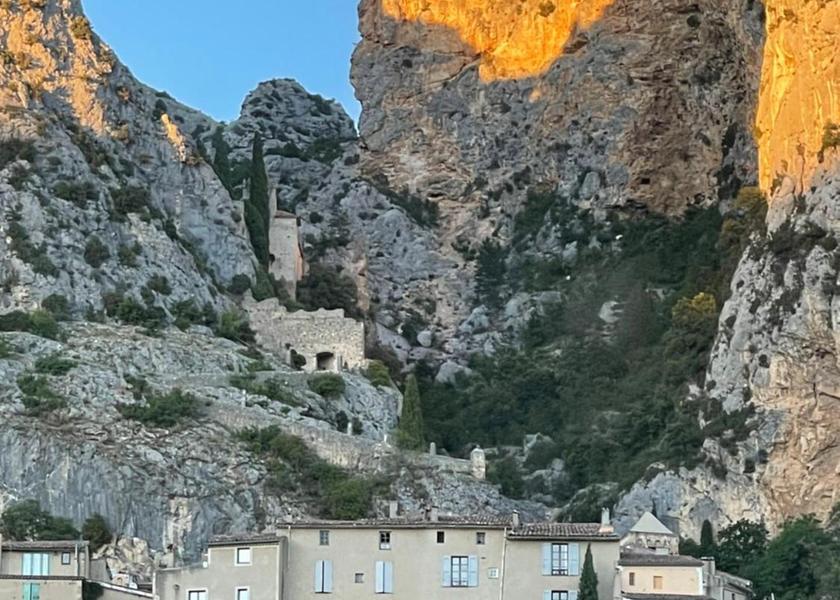 Provence-Alpes-Côte d'Azur Moustiers-Sainte-Marie view
