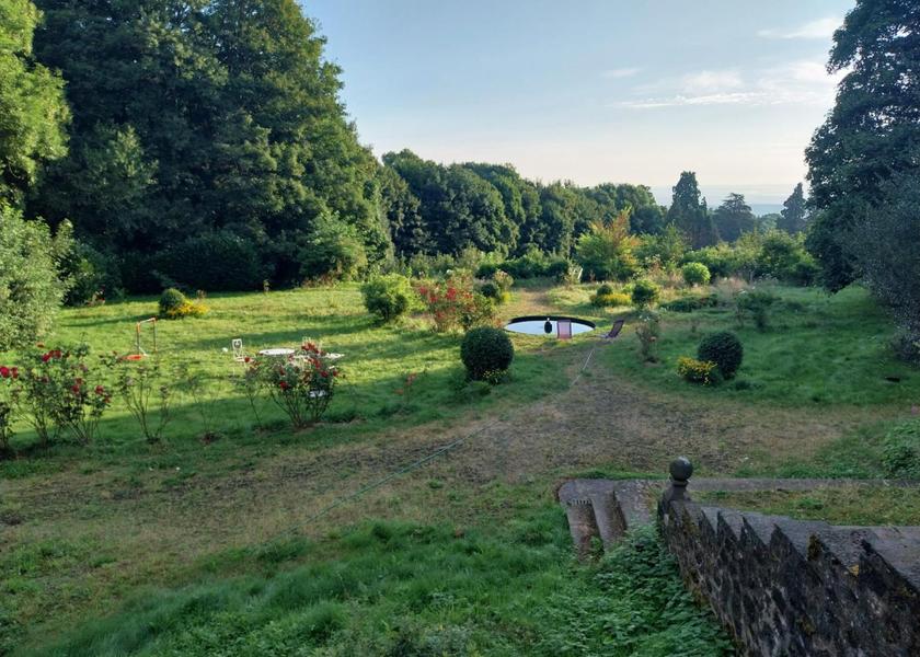 Auvergne-Rhone-Alpes Royat garden