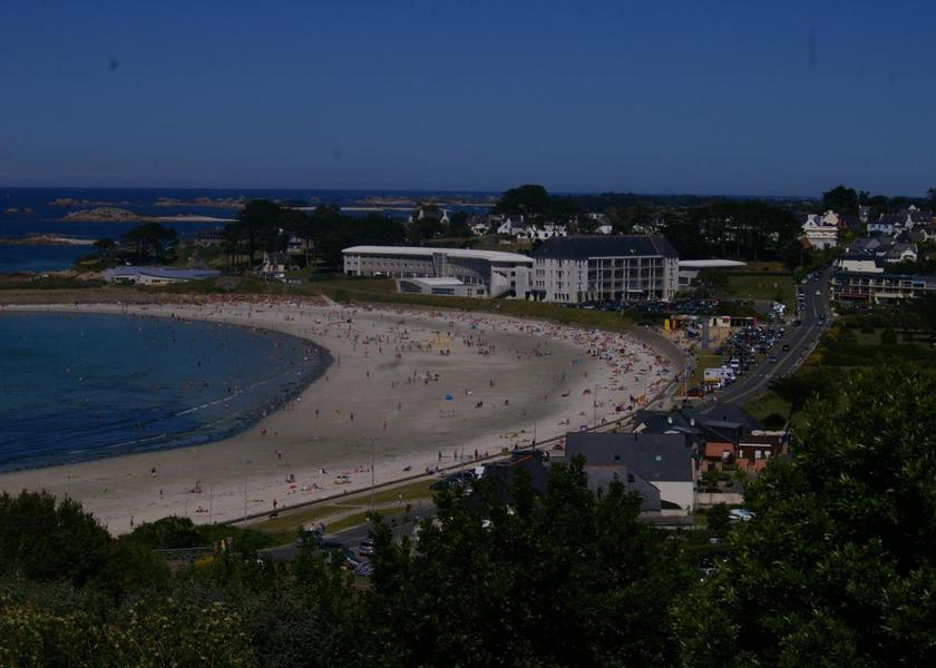 Brittany Perros-Guirec beach