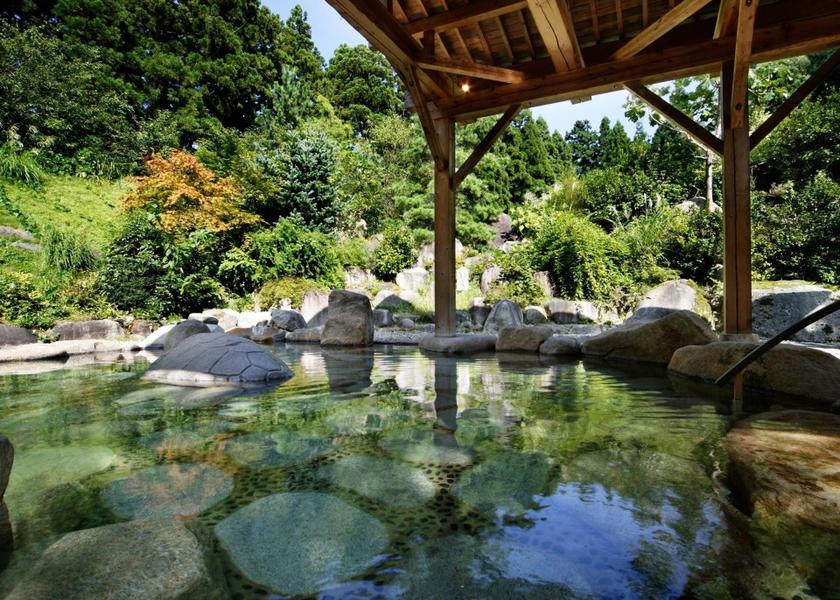 Niigata Agano hot spring bath