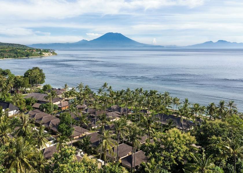 Bali Penida Island Land view from property