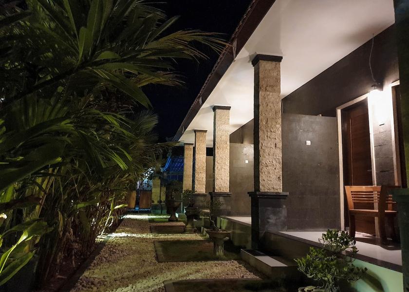 Bali Penida Island Front of property - evening/night