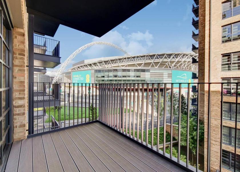 England Wembley balcony/terrace