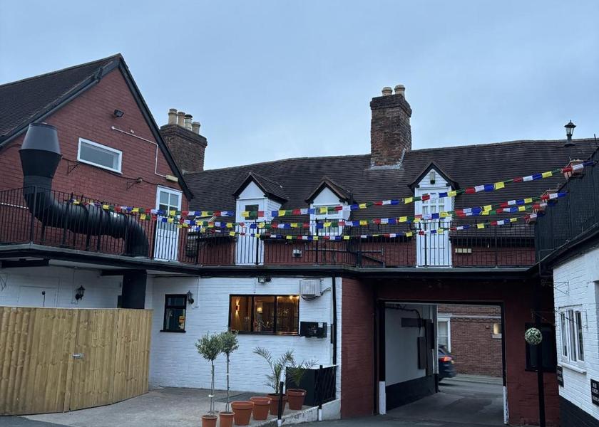 England Shrewsbury exterior view