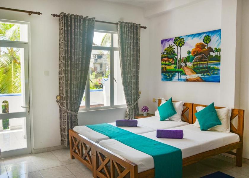 Southern Province Hikkaduwa Delux Double Room with Balcony
