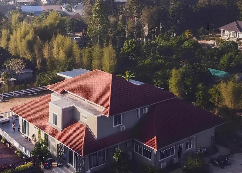 Chiang Mai Province San Sai Aerial view