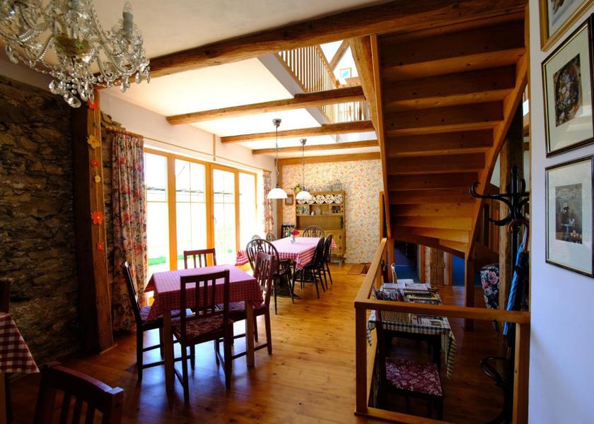 South Bohemia Region Horní Pěna shared lounge/tv area