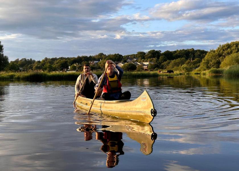 Skåne County Angelholm canoeing
