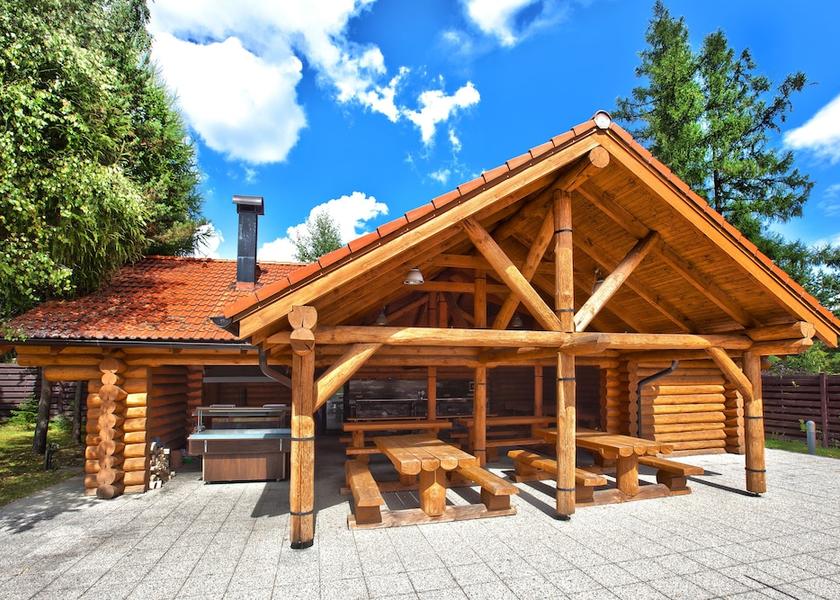 Prešov Region Stara Lesna Outdoor banquet area