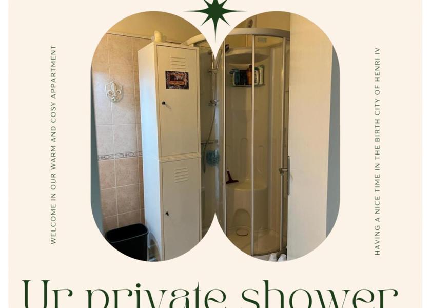Nouvelle-Aquitaine Pau shower