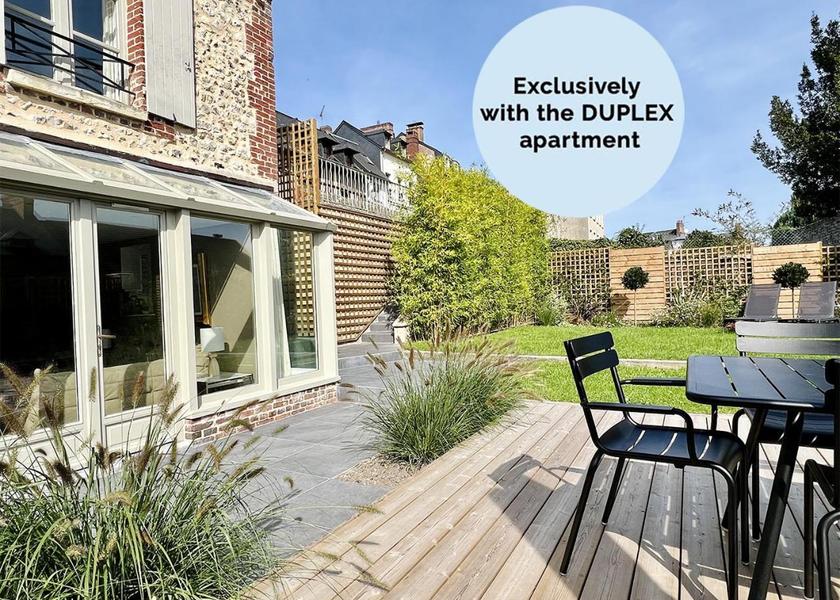 Normandy Honfleur garden