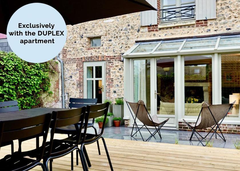 Normandy Honfleur garden