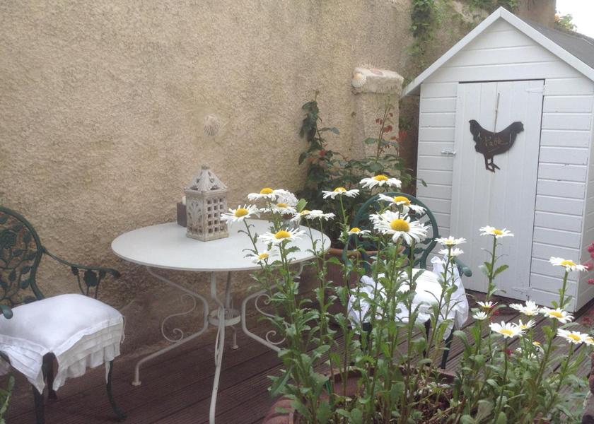 Normandy Honfleur balcony/terrace