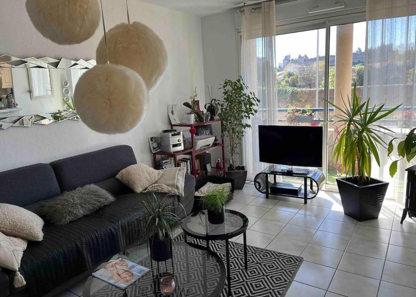 Occitanie Carcassonne shared lounge/tv area