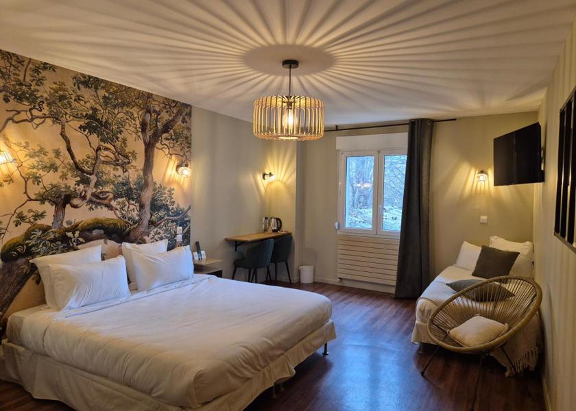 Occitanie Cazilhac Triple Room with Garden View