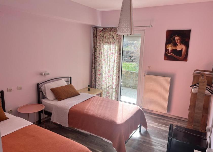 Western Macedonia Grevena Twin Room with Mountain View