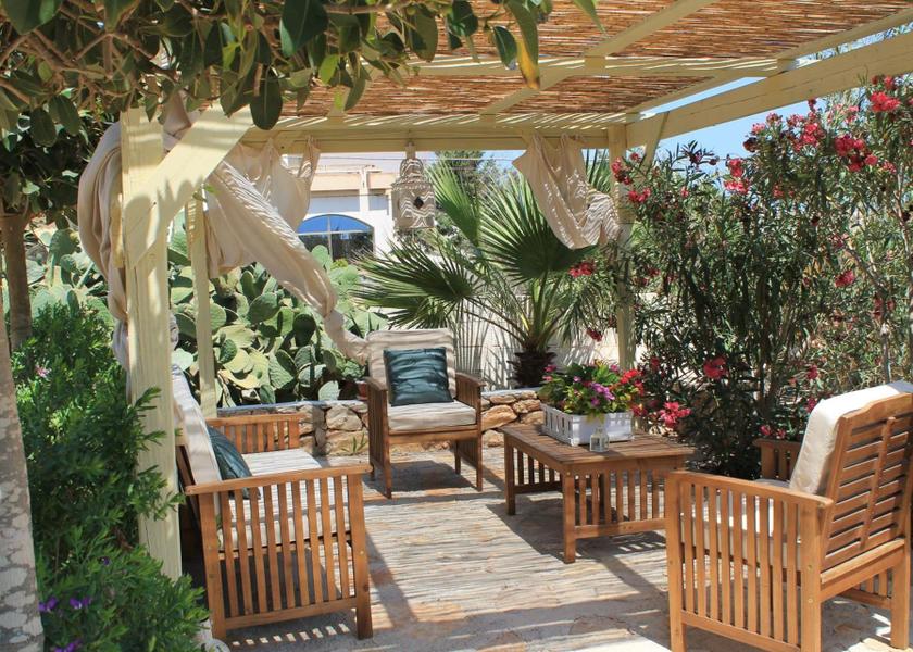 Sicily Lampedusa shared lounge/tv area