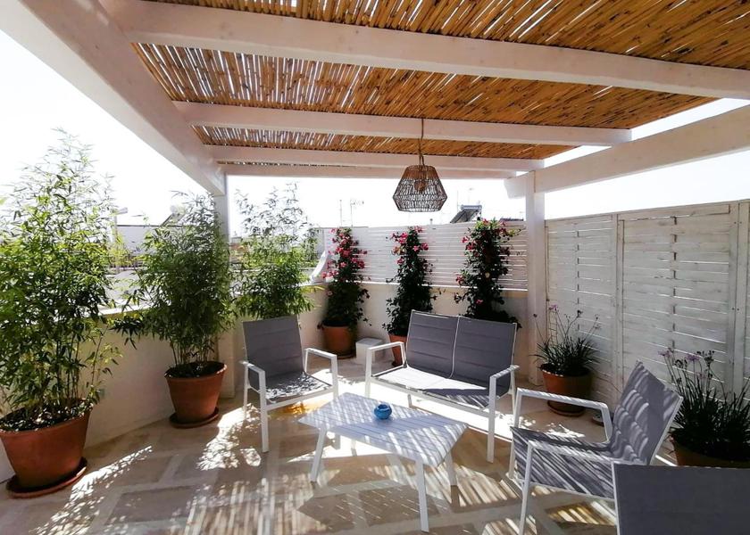 Puglia Ugento balcony/terrace