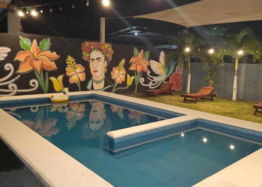 Quintana Roo Mahahual swimming pool