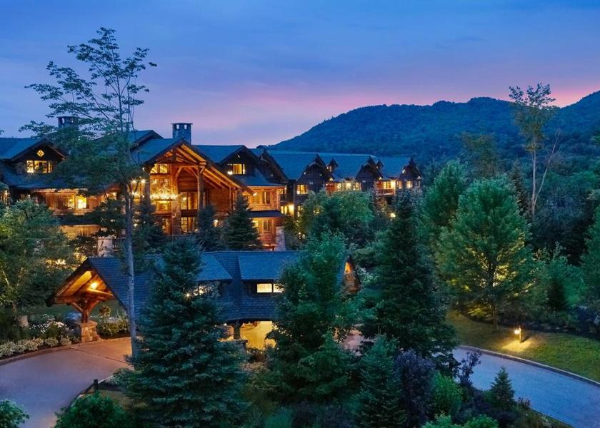 New York Lake Placid exterior view