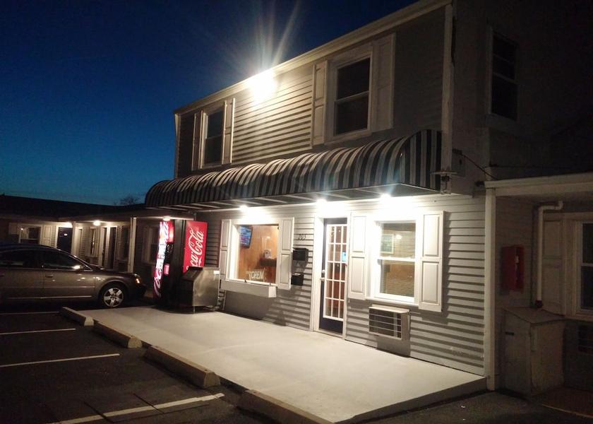 Front of property - evening/night