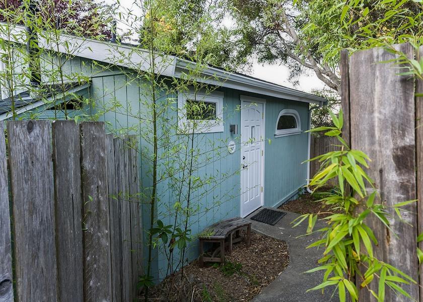 California Little River Garden view