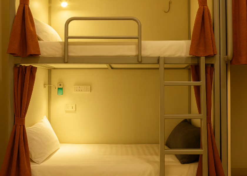 Delhi Delhi 2 x Bed In a12 Bed Mixed AC Dormitory Room with Digital Locker
