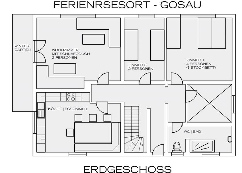 Room layout blue print