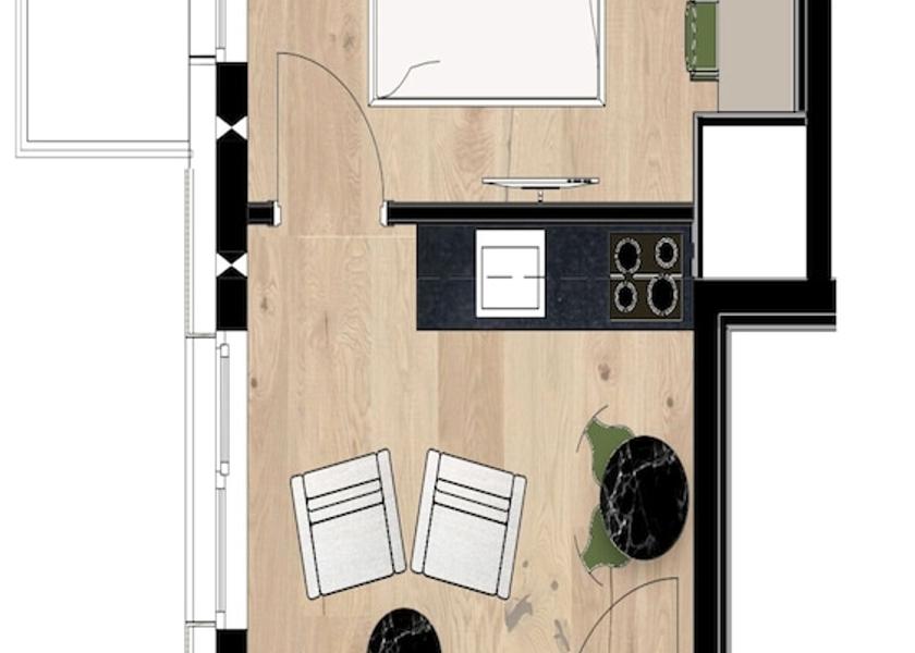 Tirol Kirchberg in Tirol Room layout blue print