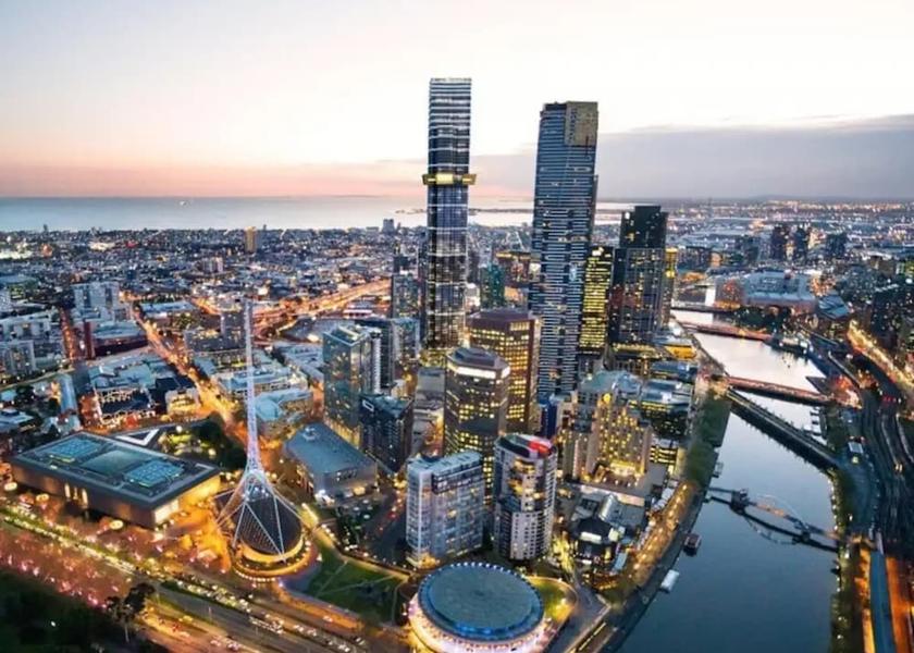Victoria Melbourne Aerial View