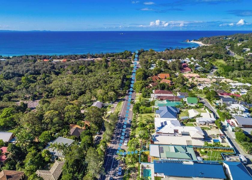 New South Wales Byron Bay Aerial View