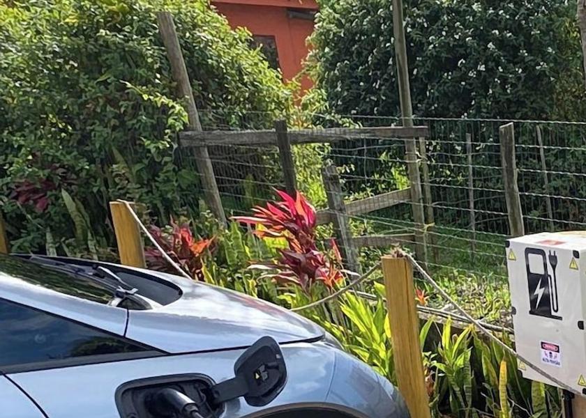 Electric vehicle charging station