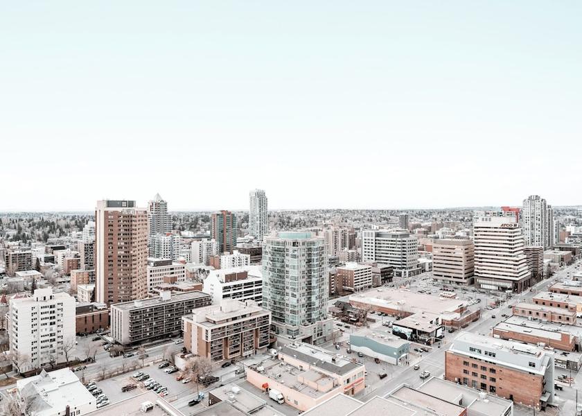 Alberta Calgary View from Property