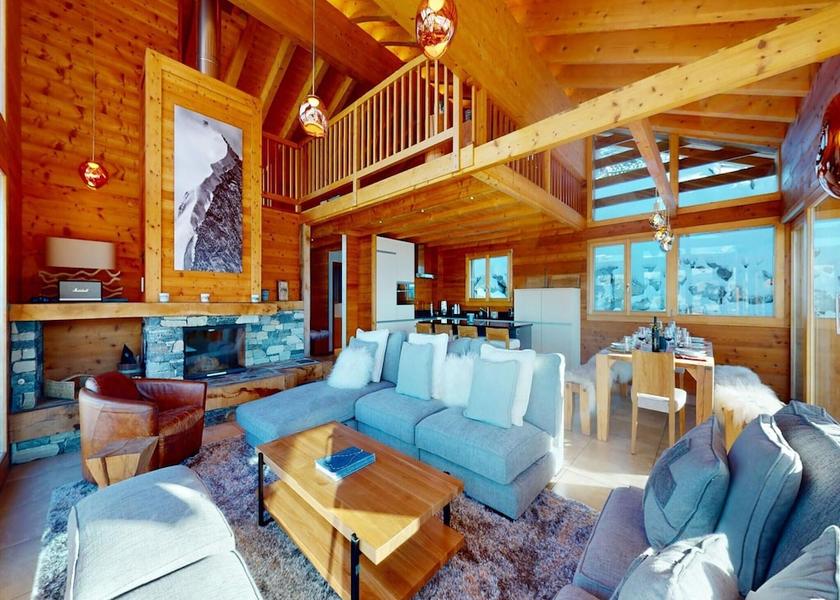 Valais Veysonnaz Living Area