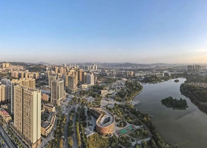 Guangxi Wuzhou Aerial View