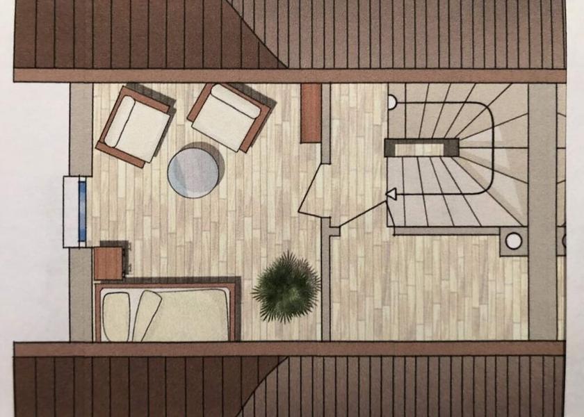 Room layout blue print