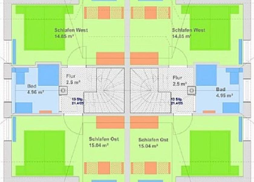 Mecklenburg-West Pomerania Dranske Room layout blue print