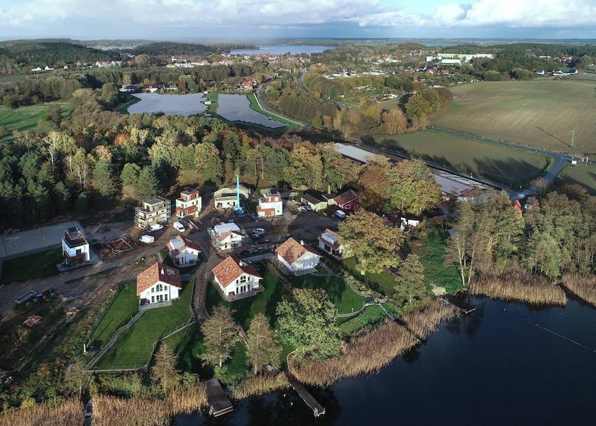 Mecklenburg-West Pomerania Krakow am See Aerial View