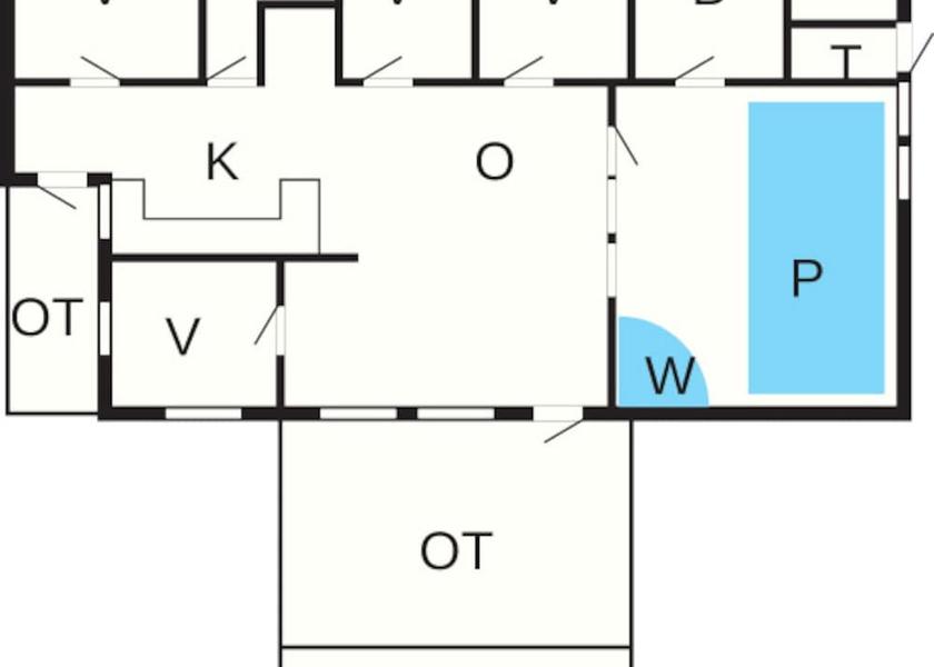 Room layout blue print