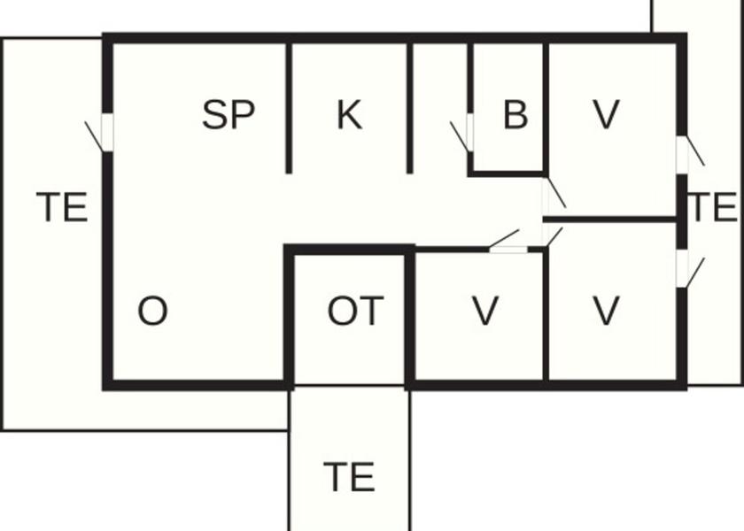 Room layout blue print