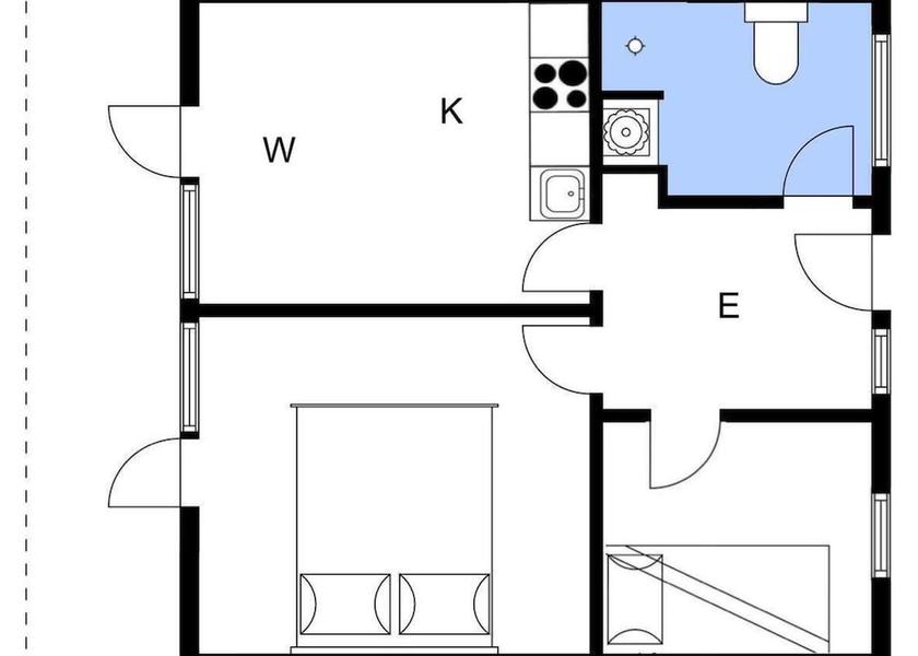 Room layout blue print