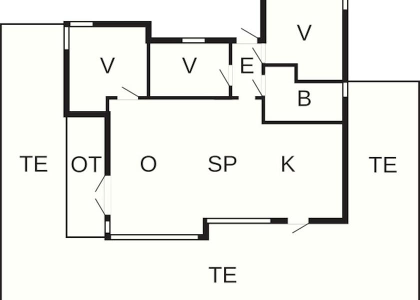 Room layout blue print