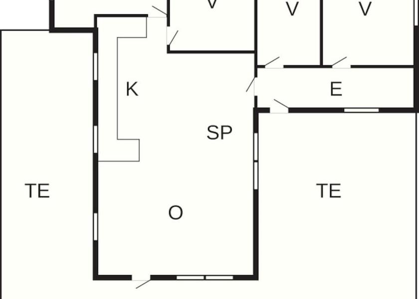 Room layout blue print