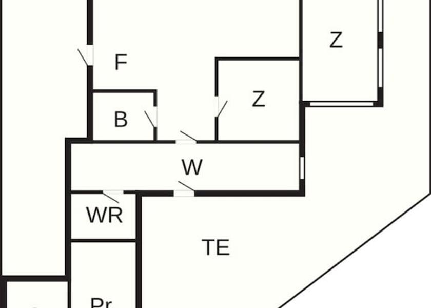 Room layout blue print